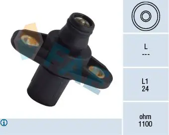 Handler.Part Rpm sensor, engine management FAE 79099 1