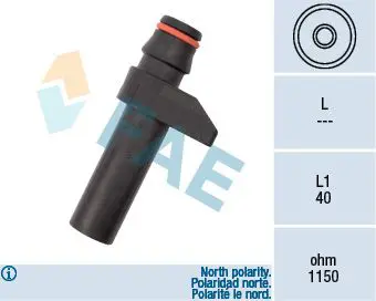 Handler.Part Sensor, crankshaft pulse FAE 79187 1