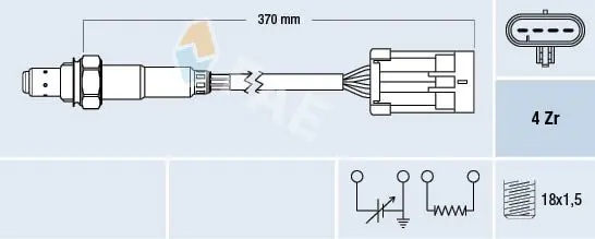 Handler.Part Lambda sensor FAE 77309 1