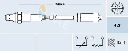 Handler.Part Lambda sensor FAE 77327 1