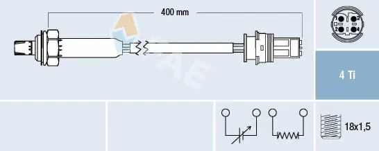 Handler.Part Lambda sensor FAE 77352 1