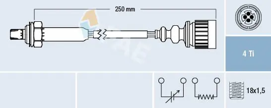 Handler.Part Lambda sensor FAE 77355 1