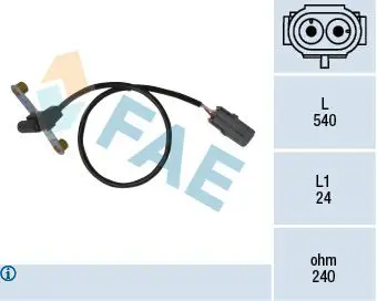 Handler.Part Sensor, crankshaft pulse FAE 79023 1