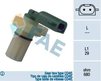 Handler.Part Sensor, rpm FAE 79087 1