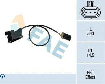 Handler.Part Sensor, camshaft position FAE 79137 1