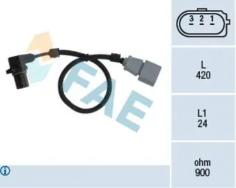 Handler.Part Sensor, crankshaft pulse FAE 79199 1