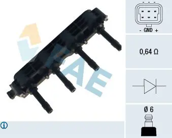 Handler.Part Ignition coil FAE 80209 1