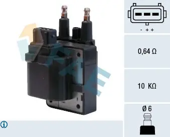 Handler.Part Ignition coil FAE 80220 1