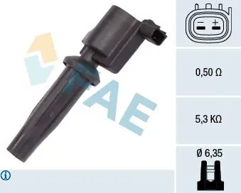 Handler.Part Ignition coil FAE 80231 1