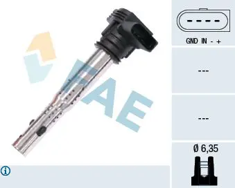 Handler.Part Ignition coil FAE 80240 1