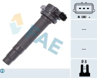 Handler.Part Ignition coil FAE 80244 1