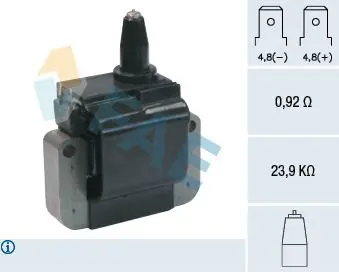 Handler.Part Ignition coil FAE 80250 1