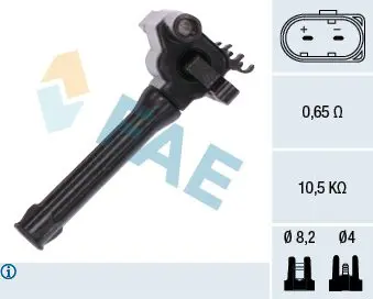 Handler.Part Ignition coil FAE 80254 1