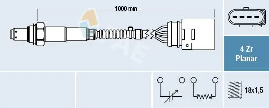 Handler.Part Lambda sensor FAE 77404 1