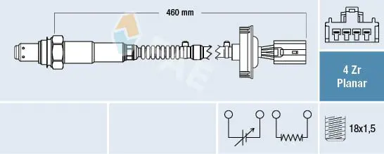 Handler.Part Lambda sensor FAE 77417 1