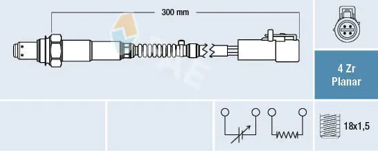 Handler.Part Lambda sensor FAE 77418 1