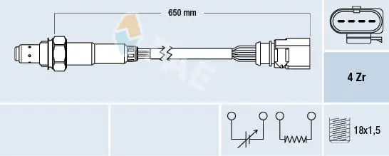 Handler.Part Lambda sensor FAE 77440 1