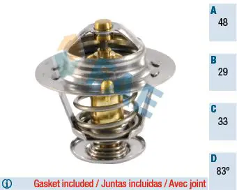 Handler.Part Thermostat, coolant FAE 5304783 1