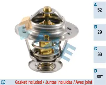 Handler.Part Thermostat, coolant FAE 5304888 1