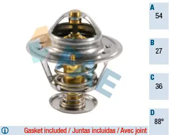 Handler.Part Thermostat, coolant FAE 5304988 1