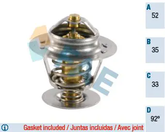 Handler.Part Thermostat, coolant FAE 5305192 1