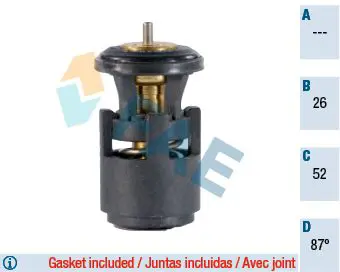 Handler.Part Thermostat, coolant FAE 5320687 1