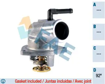 Handler.Part Thermostat, coolant FAE 5321692 1