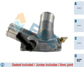 Handler.Part Thermostat, coolant FAE 5322292 1