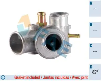 Handler.Part Thermostat, coolant FAE 5333282 1