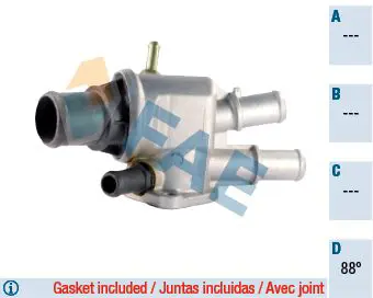 Handler.Part Thermostat, coolant FAE 5339588 1