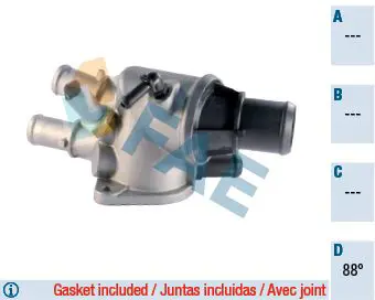 Handler.Part Thermostat, coolant FAE 5339788 1