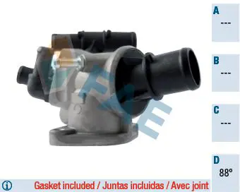 Handler.Part Thermostat, coolant FAE 5344188 1