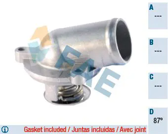 Handler.Part Thermostat, coolant FAE 5345287 1