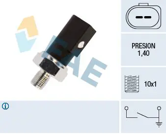 Handler.Part Oil pressure switch FAE 12850 1