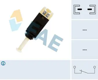 Handler.Part Brake light switch FAE 24430 1