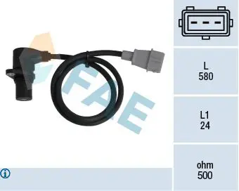 Handler.Part Sensor, crankshaft pulse FAE 79010 1