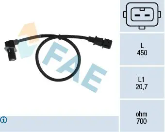 Handler.Part Sensor, crankshaft pulse FAE 79012 1