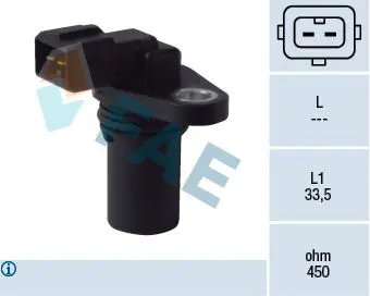 Handler.Part Rpm sensor, engine management FAE 79092 1