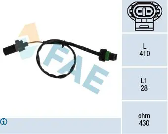 Handler.Part Rpm sensor, automatic transmission FAE 79212 1