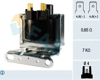 Handler.Part Ignition coil FAE 80262 1