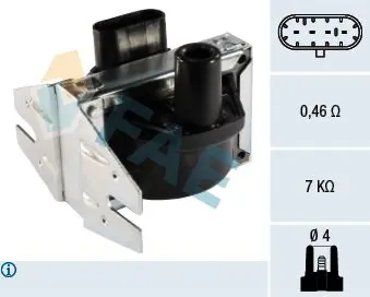 Handler.Part Ignition coil FAE 80265 1