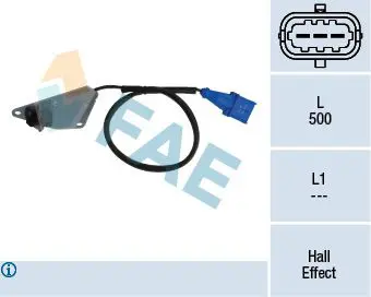 Handler.Part Sensor, camshaft position FAE 79108 1