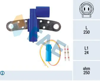 Handler.Part Sensor, crankshaft pulse FAE 79322 1