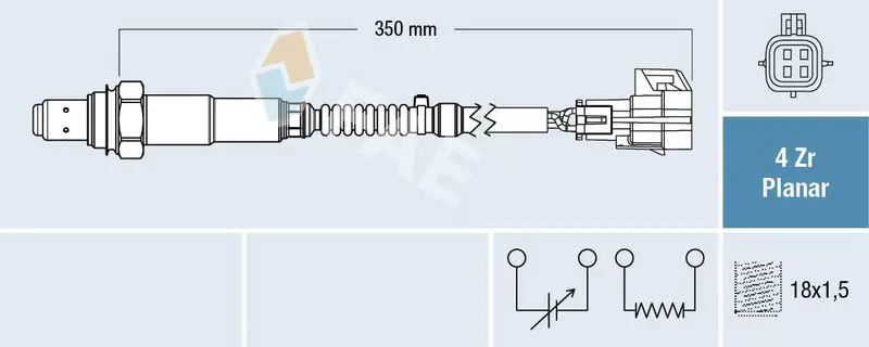 Handler.Part Lambda sensor FAE 77462 1