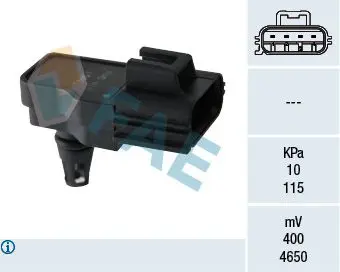 Handler.Part Sensor, intake manifold pressure FAE 15049 1