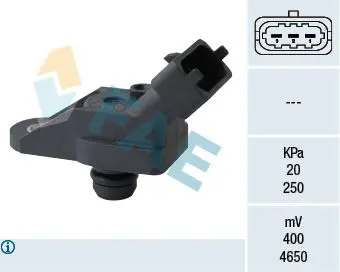 Handler.Part Sensor, intake manifold pressure FAE 15055 1