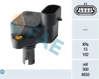 Handler.Part Sensor, intake manifold pressure FAE 15062 1