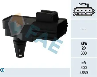 Handler.Part Sensor, intake manifold pressure FAE 15098 1