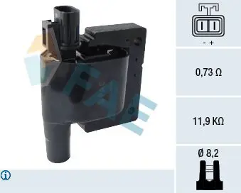 Handler.Part Ignition coil FAE 80286 1