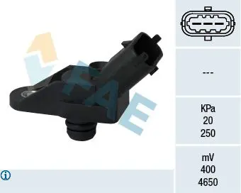 Handler.Part Sensor, intake manifold pressure FAE 15057 1